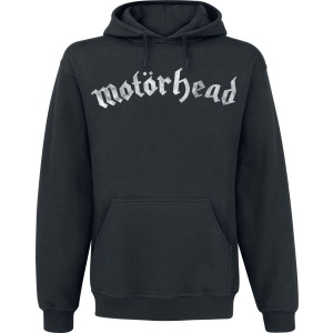 Motörhead Distressed Logo Mikina s kapucí černá - RockTime.cz