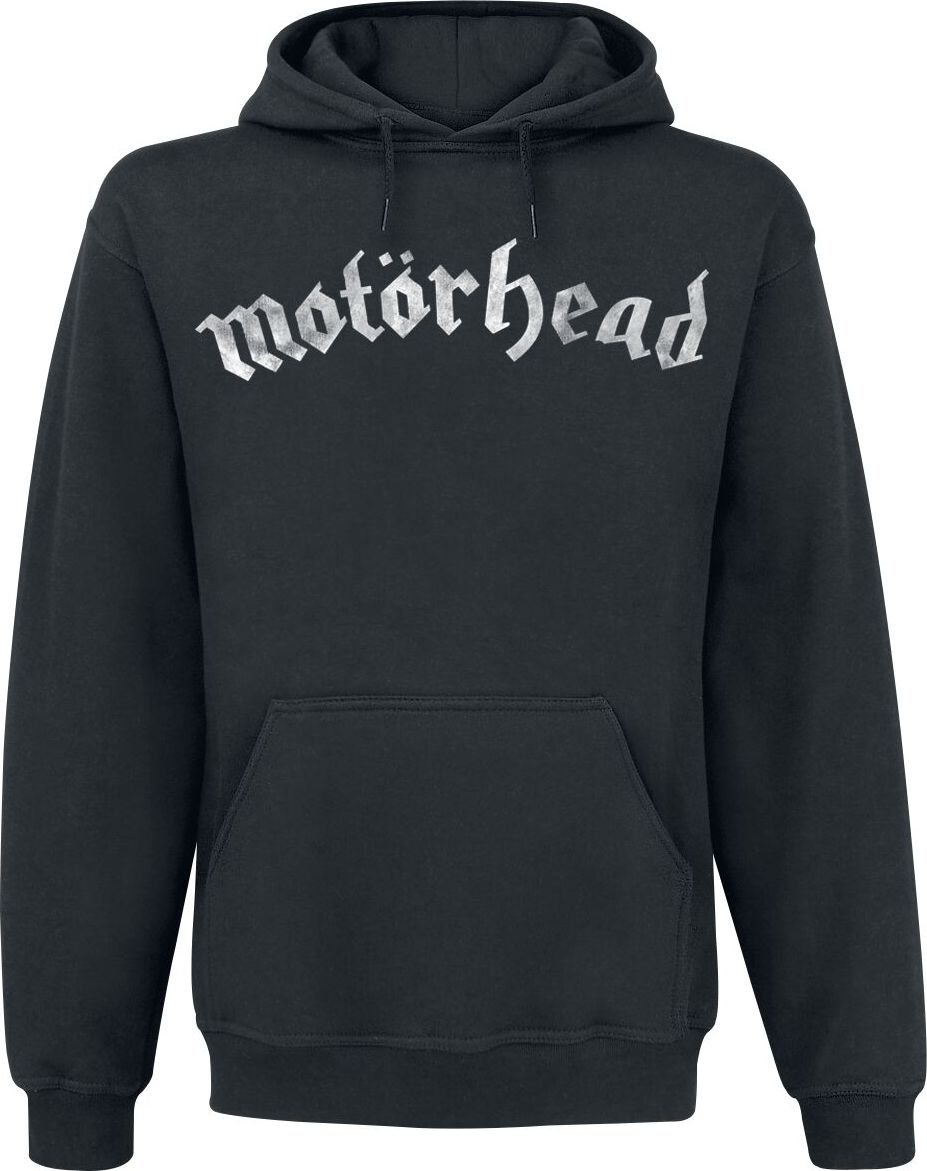 Motörhead Distressed Logo Mikina s kapucí černá - RockTime.cz