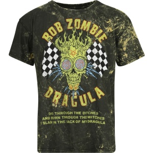 Rob Zombie Dragula Racing Tričko hnědá - RockTime.cz