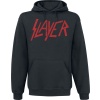 Slayer Classic Logo Distressed Mikina s kapucí černá - RockTime.cz