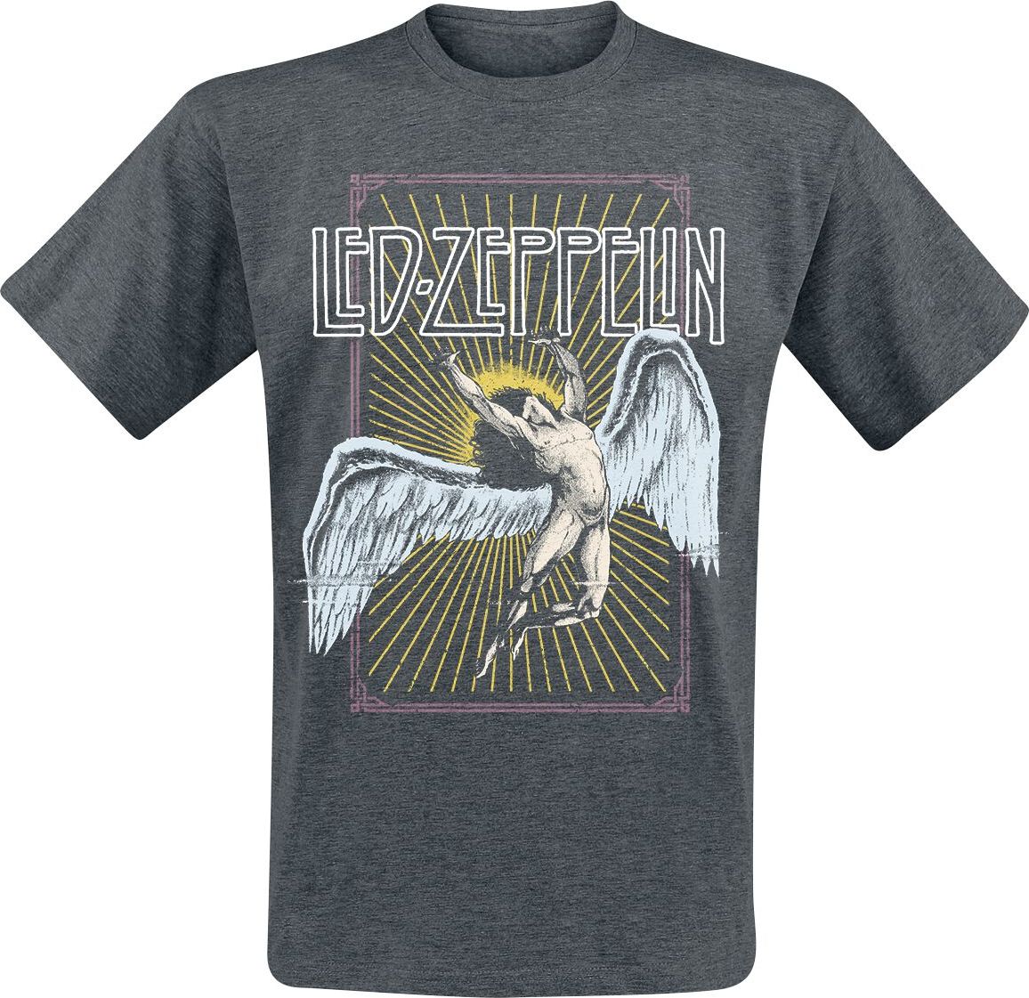 Led Zeppelin Icarus Colour Tričko tmavě šedá - RockTime.cz