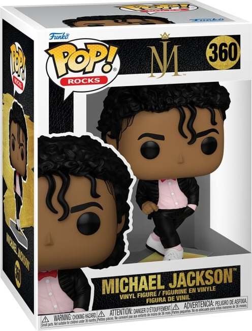 Michael Jackson Michael Jackson (Billie Jean) Rocks! Vinyl Figur 360 Sberatelská postava vícebarevný - RockTime.cz