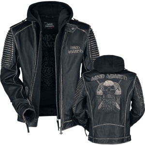 Amon Amarth EMP Signature Collection Kožená bunda černá - RockTime.cz