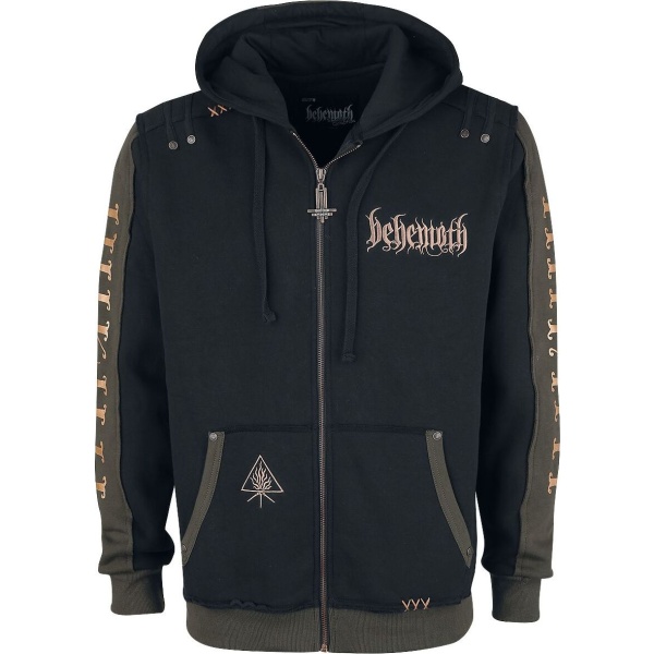 Behemoth EMP Signature Collection Mikina s kapucí na zip černá - RockTime.cz