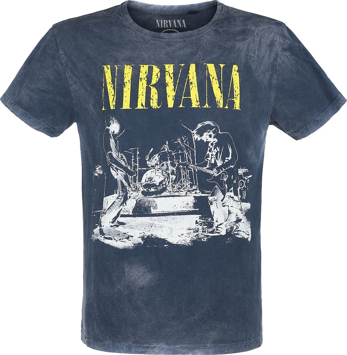 Nirvana Stage Tričko námořnická modrá - RockTime.cz