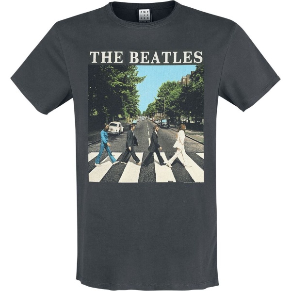 The Beatles Amplified Collection - Abbey Road Tričko charcoal - RockTime.cz