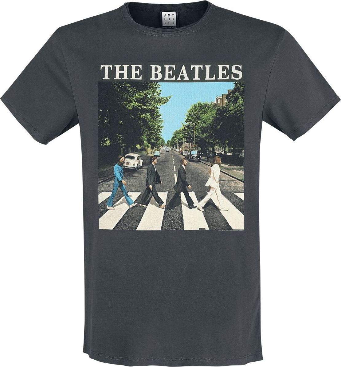 The Beatles Amplified Collection - Abbey Road Tričko charcoal - RockTime.cz