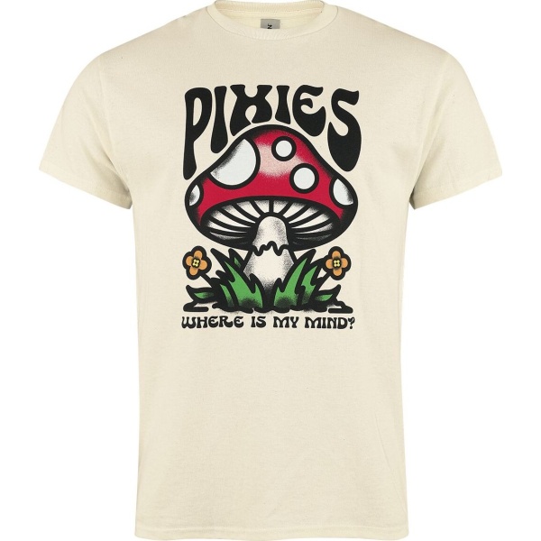 Pixies Mindshroom Tričko přírodní - RockTime.cz