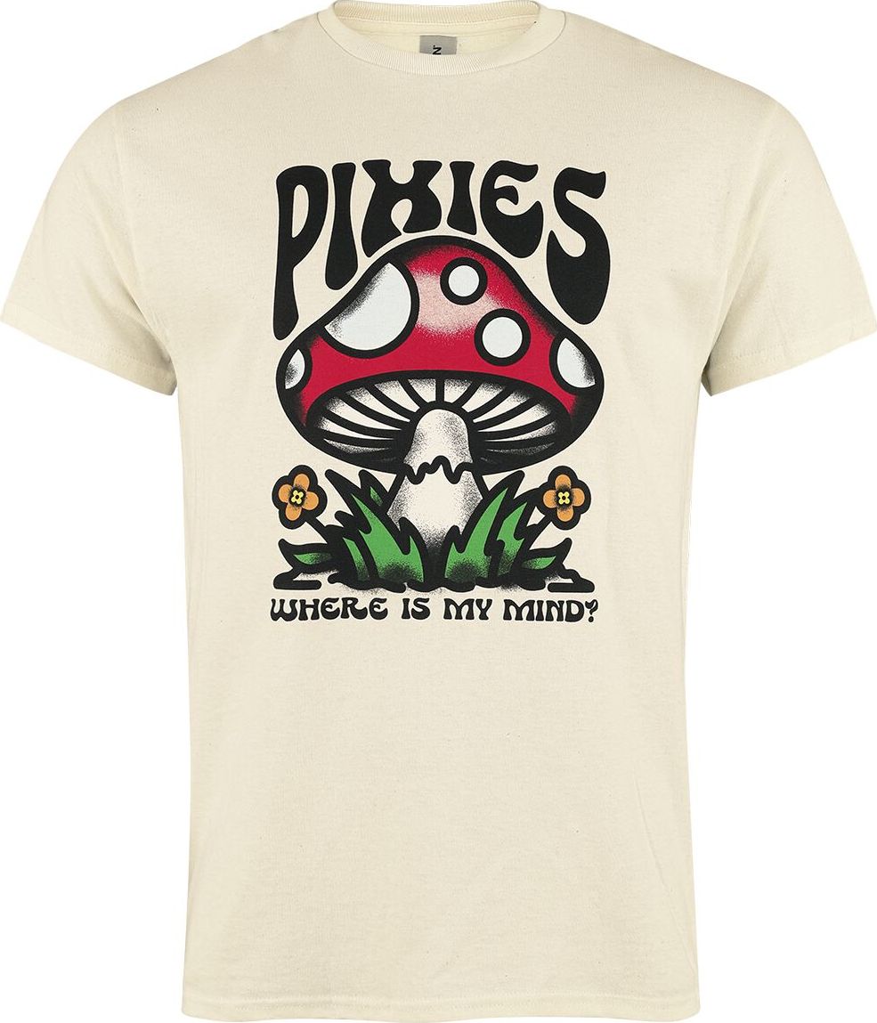 Pixies Mindshroom Tričko přírodní - RockTime.cz