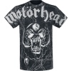 Motörhead Dog Skull And Chains Allover Tričko celoplošný - RockTime.cz