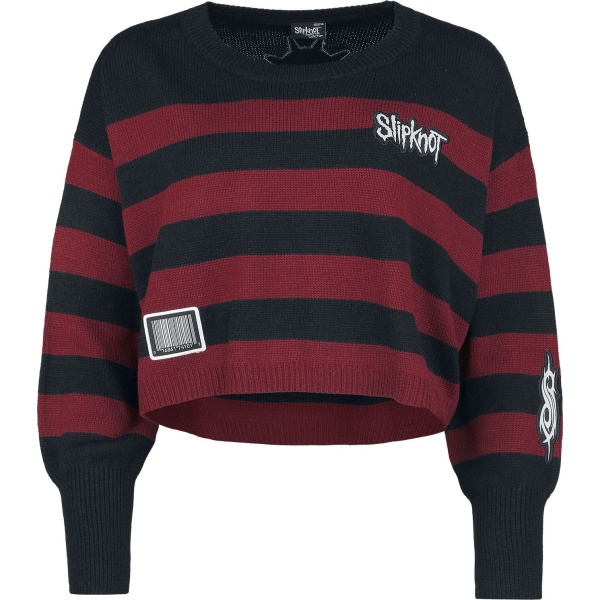 Slipknot EMP Signature Collection Dámnský svetr černá / tmavě červená - RockTime.cz