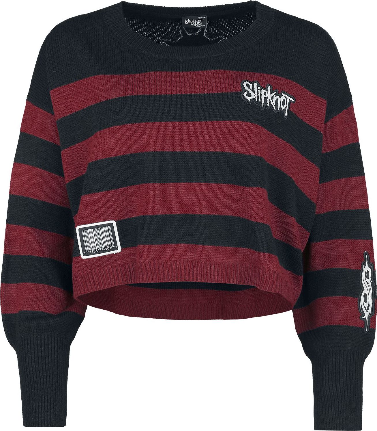 Slipknot EMP Signature Collection Dámnský svetr černá / tmavě červená - RockTime.cz