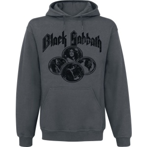 Black Sabbath Multi Portrait Mikina s kapucí grafit - RockTime.cz