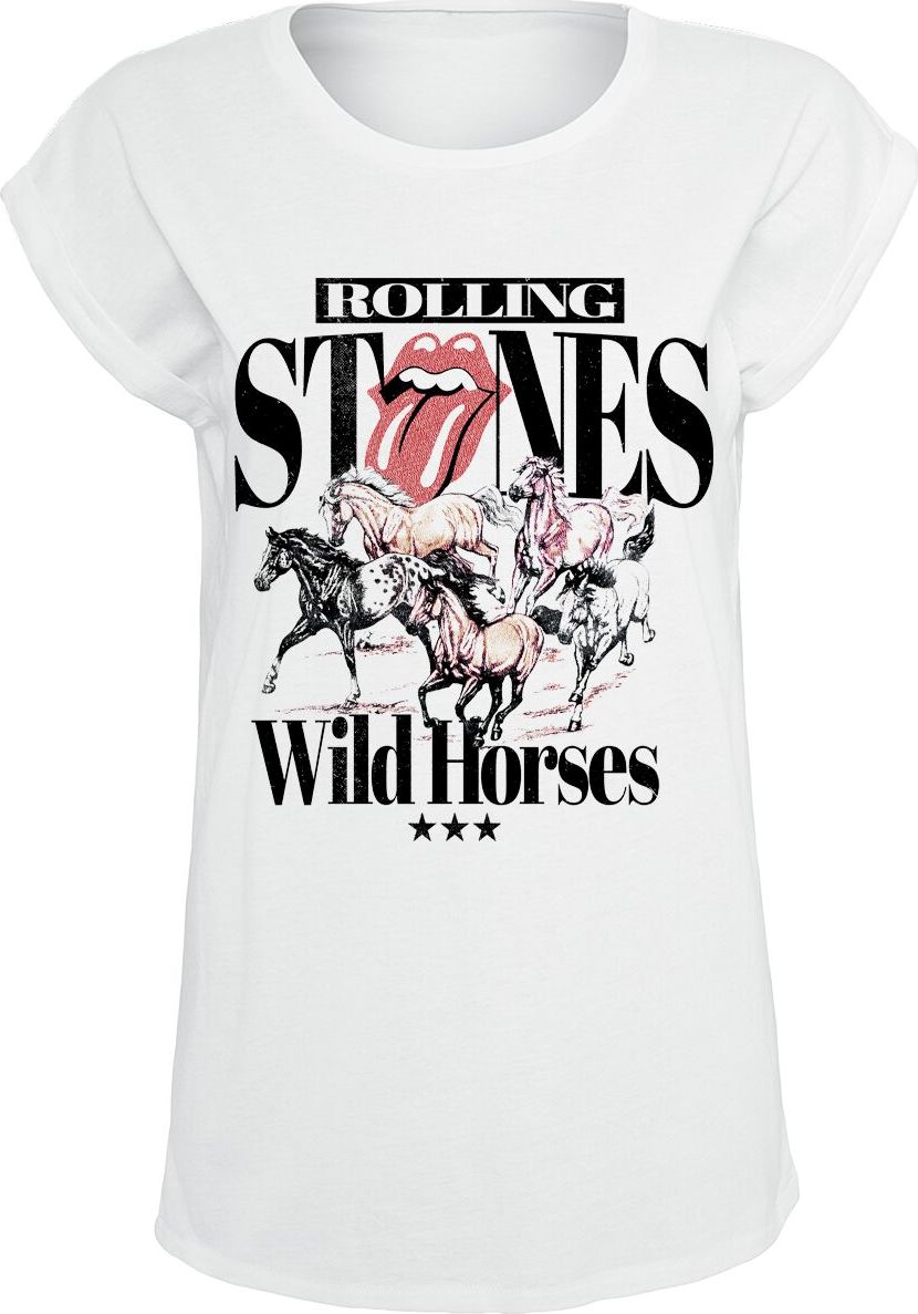 The Rolling Stones Wild Horses Dámské tričko bílá - RockTime.cz