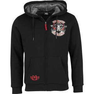 Five Finger Death Punch EMP Signature Collection Mikina s kapucí na zip cerná/šedá - RockTime.cz