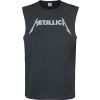 Metallica Amplified Collection - Logo Tank top charcoal - RockTime.cz