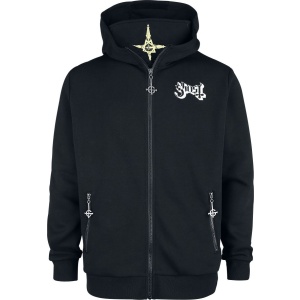 Ghost EMP Signature Collection Mikina s kapucí na zip černá - RockTime.cz