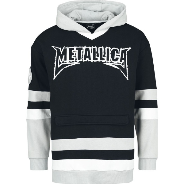 Metallica EMP Signature Collection Mikina s kapucí bílá / černá / šedá - RockTime.cz