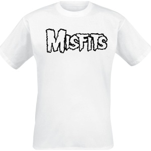 Misfits Logo Tričko bílá - RockTime.cz