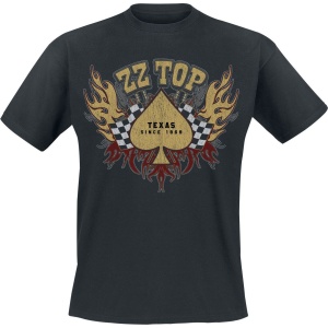 ZZ Top Race Flag Tričko černá - RockTime.cz