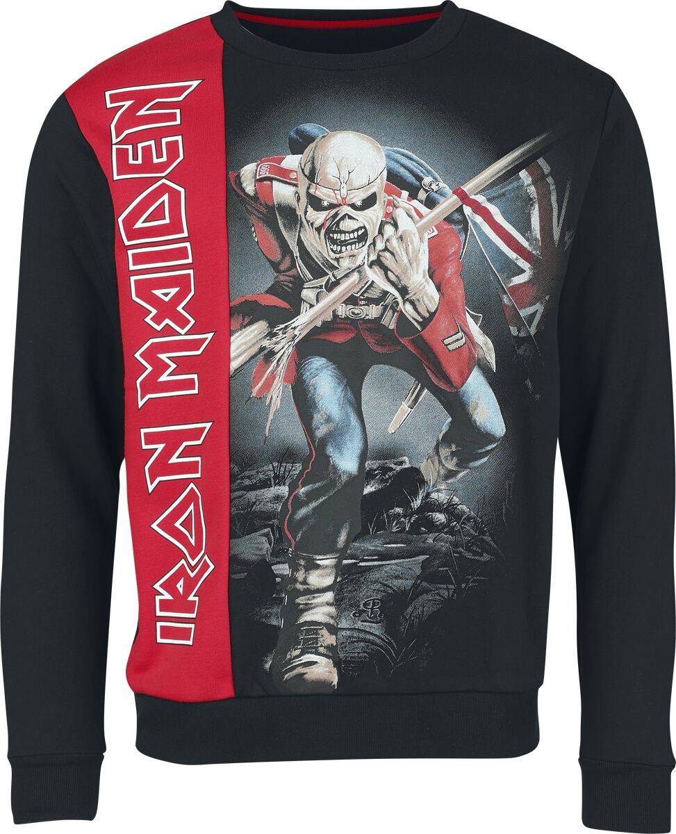 Iron Maiden EMP Signature Collection Mikina cerná/cervená - RockTime.cz