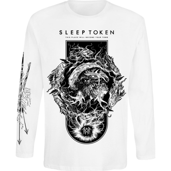 Sleep Token Nimbus Tričko s dlouhým rukávem bílá - RockTime.cz