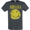 Nirvana Amplified Collection - Worn Out Tričko charcoal - RockTime.cz