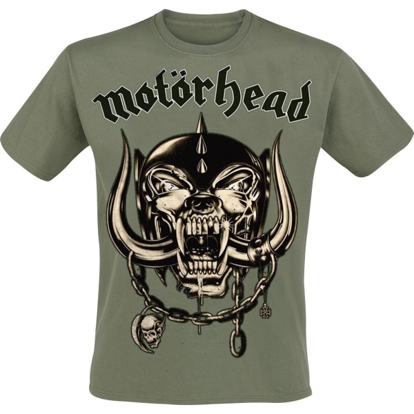 Motörhead Army Green Warpig Tričko olivová - RockTime.cz