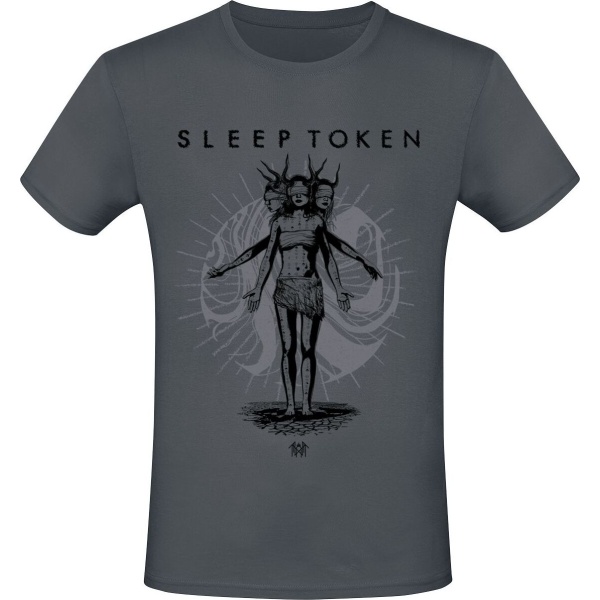 Sleep Token Rain Ecru Tričko tmavě šedá - RockTime.cz