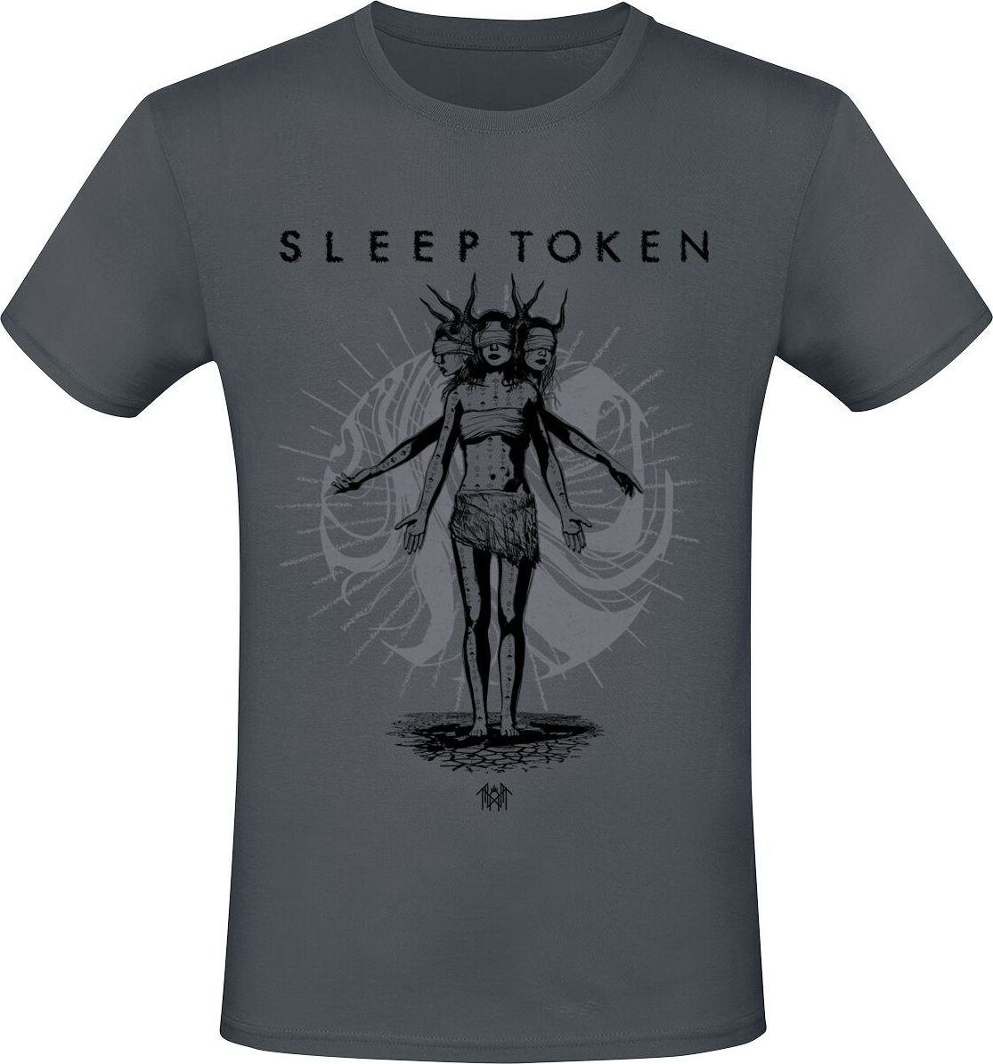 Sleep Token Rain Ecru Tričko tmavě šedá - RockTime.cz