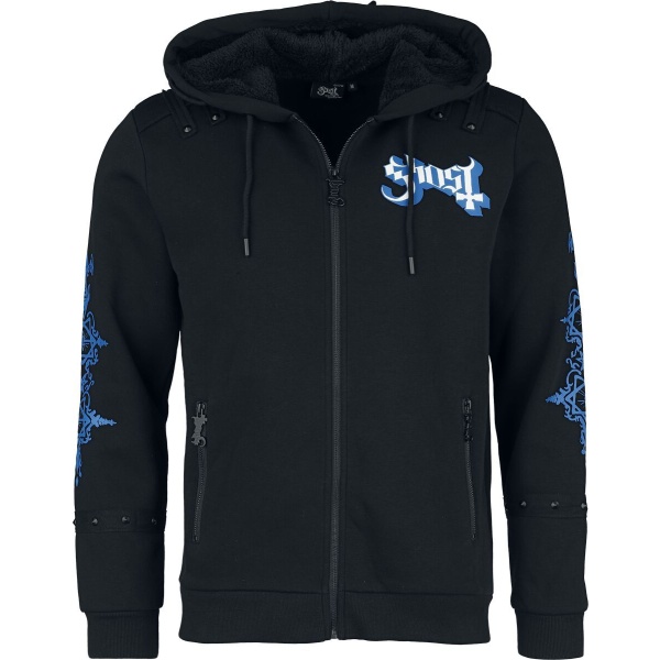 Ghost EMP Signature Collection Mikina s kapucí na zip černá - RockTime.cz