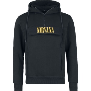 Nirvana Logo Mikina s kapucí černá - RockTime.cz