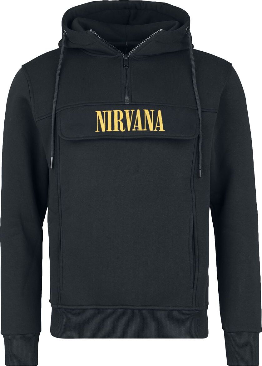 Nirvana Logo Mikina s kapucí černá - RockTime.cz