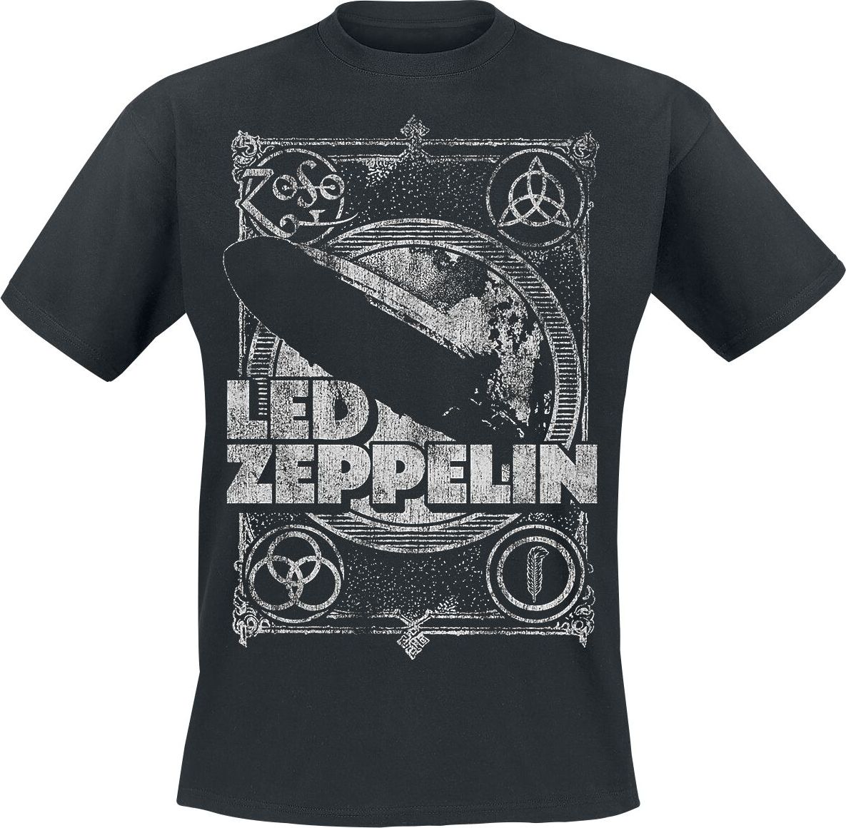 Led Zeppelin Shook Me Tričko černá - RockTime.cz