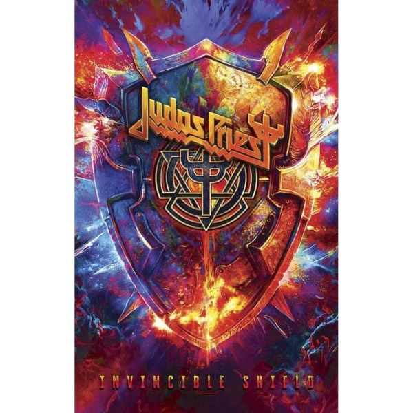 Judas Priest Invincible shield Textilní plakát vícebarevný - RockTime.cz