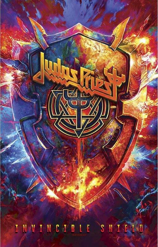 Judas Priest Invincible shield Textilní plakát vícebarevný - RockTime.cz