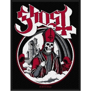 Ghost Secular Haze nášivka cerná/bílá/cervená - RockTime.cz