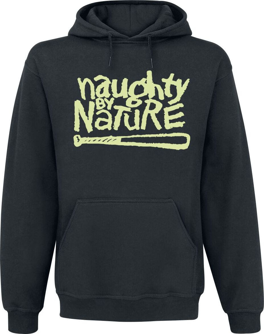 Naughty by Nature Classic Logo OPP Mikina s kapucí černá - RockTime.cz