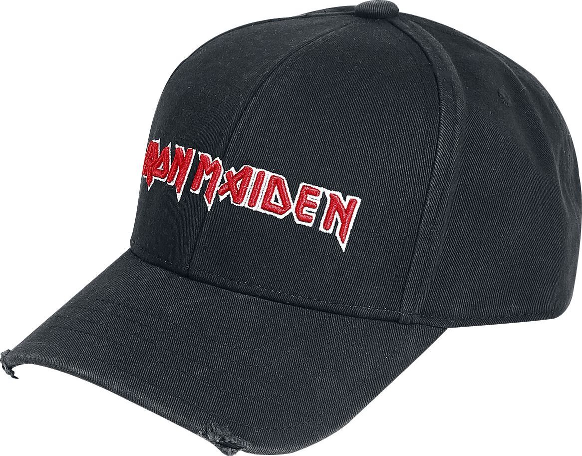 Iron Maiden Logo - Baseball Cap Baseballová kšiltovka černá - RockTime.cz