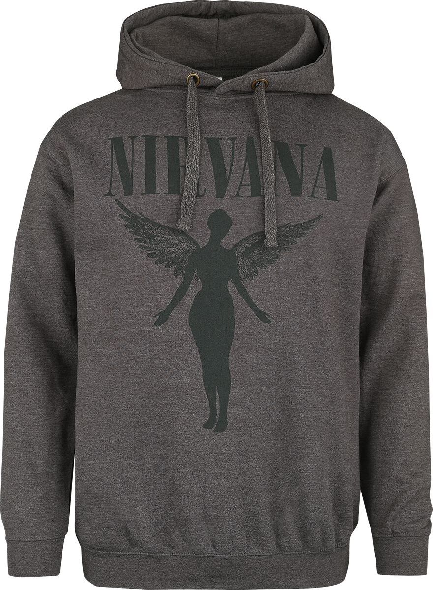 Nirvana Angel Mikina s kapucí charcoal - RockTime.cz