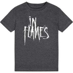 In Flames Metal-Kids - Logo detské tricko charcoal - RockTime.cz