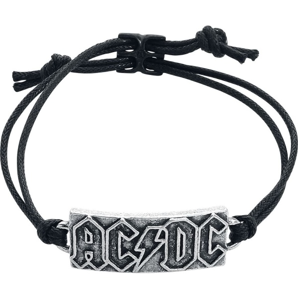 AC/DC AC/DC Logo náramek černá - RockTime.cz