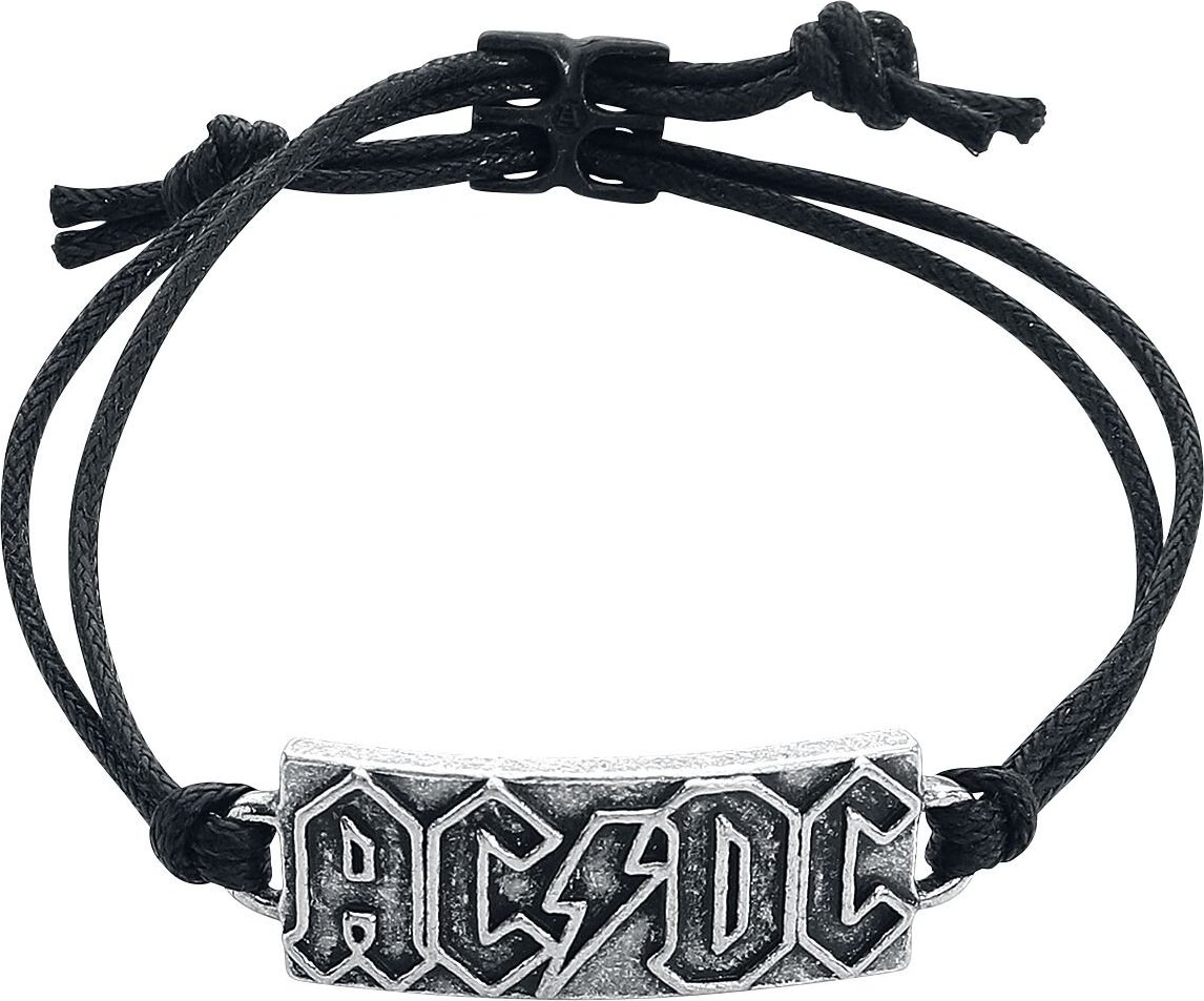 AC/DC AC/DC Logo náramek černá - RockTime.cz