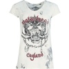 Motörhead Logo England Dámské tričko bílá/šedá - RockTime.cz