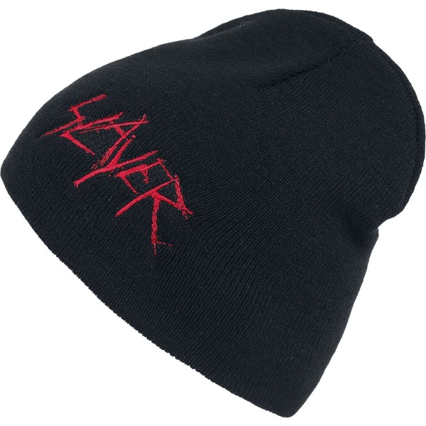 Slayer Scratched Logo Beanie čepice černá - RockTime.cz