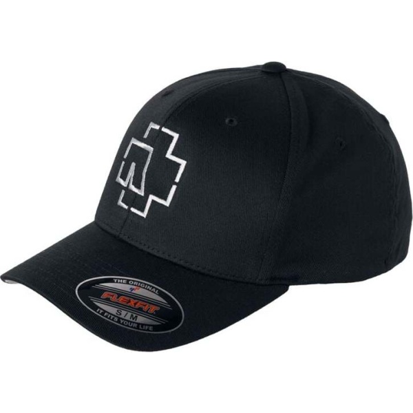 Rammstein Logo - Flexfit Cap Kšiltovka černá - RockTime.cz