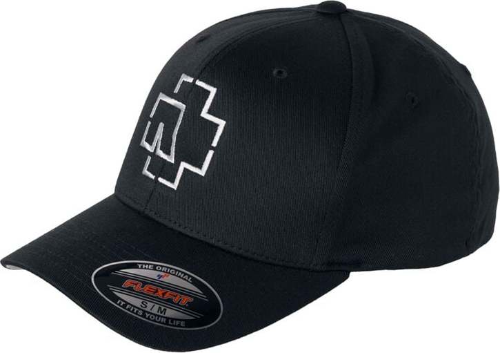 Rammstein Logo - Flexfit Cap Kšiltovka černá - RockTime.cz