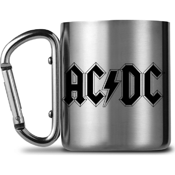 AC/DC Tasse mit Karabinerhaken Hrnek stríbrná - RockTime.cz