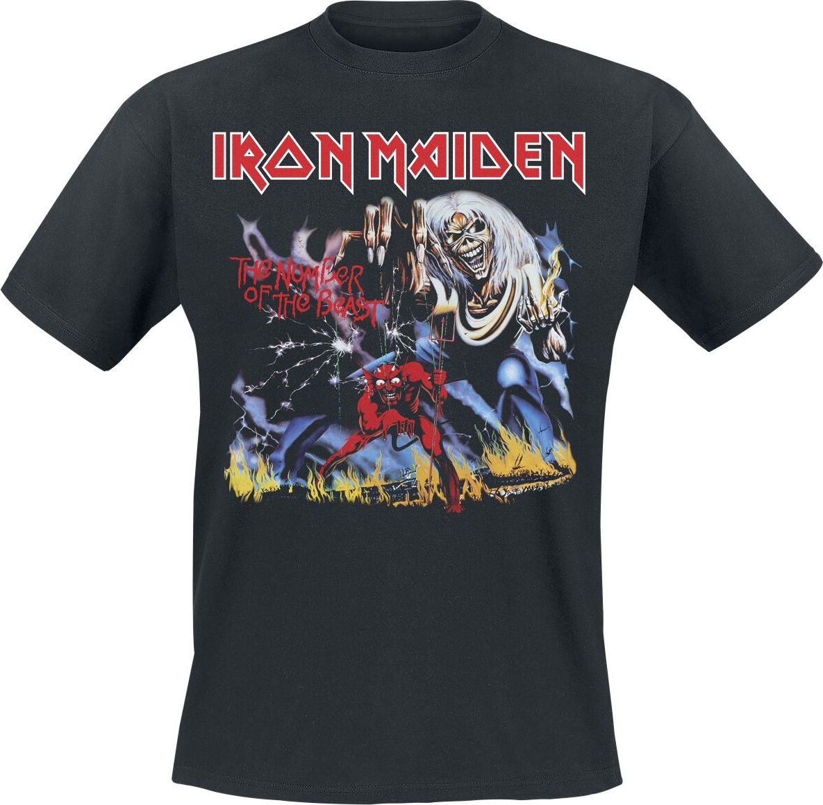 Iron Maiden Stranger NOTB Tričko černá - RockTime.cz