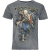 Iron Maiden Trooper Tričko šedá - RockTime.cz